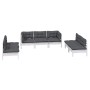 Muebles de jardín 7 pzas con cojines madera maciza de pino de , Conjuntos de jardín - Ref: Foro24-3096221, Precio: 588,06 €, ...