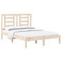 Estructura de cama madera maciza de pino 140x190 cm de , Camas y somieres - Ref: Foro24-3104328, Precio: 108,72 €, Descuento: %