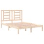 Estructura de cama madera maciza de pino 140x190 cm de , Camas y somieres - Ref: Foro24-3104328, Precio: 108,72 €, Descuento: %