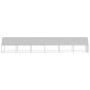 Jaula gallinero de exterior de acero galvanizado 2x12x2 m de , Jaulas y habitáculos para animales pequeños - Ref: Foro24-3154...