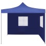 Cenador plegable con 2 paredes azul 3x3 m de vidaXL, Carpas y cenadores - Ref: Foro24-44961, Precio: 157,75 €, Descuento: %