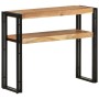 Mesa consola de madera maciza de acacia 90x30x75 cm en Mesas auxiliares | Comprar online en Foru.es