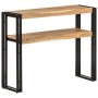Mesa consola de madera maciza de acacia 90x30x75 cm en Mesas auxiliares | Comprar online en Foru.es
