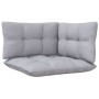 Juego de muebles de jardín 7 pzas y cojines madera de pino gris de , Conjuntos de jardín - Ref: Foro24-3096117, Precio: 539,0...