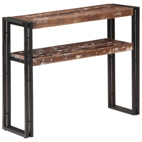 Mesa consola de madera maciza reciclada 90x30x75 cm en Mesas auxiliares | Comprar online en Foru.es