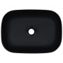 Lavabo 45,5x32x13 cm cerámica negro de vidaXL, Lavabos - Ref: Foro24-143916, Precio: 77,22 €, Descuento: %