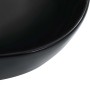 Lavabo 45,5x32x13 cm cerámica negro de vidaXL, Lavabos - Ref: Foro24-143916, Precio: 77,22 €, Descuento: %
