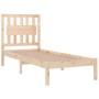 Estructura de cama madera maciza de pino 100x200 cm de , Camas y somieres - Ref: Foro24-3103923, Precio: 98,00 €, Descuento: %