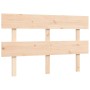Estructura de cama con cabecero madera maciza 140x200 cm de , Camas y somieres - Ref: Foro24-3193531, Precio: 118,92 €, Descu...