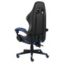 Silla gaming de cuero sintético negro y azul en Sillas de oficina | Comprar online en Foru.es