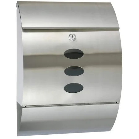 HI Buzón de acero inoxidable 30x12x40 cm de HI, Buzones de correo - Ref: Foro24-423961, Precio: 43,89 €, Descuento: %