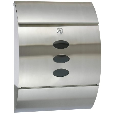 HI Buzón de acero inoxidable 30x12x40 cm de HI, Buzones de correo - Ref: Foro24-423961, Precio: 43,87 €, Descuento: %