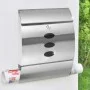 HI Buzón de acero inoxidable 30x12x40 cm de HI, Buzones de correo - Ref: Foro24-423961, Precio: 43,89 €, Descuento: %