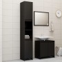 Juego de muebles de baño 3 pzas madera de ingeniería negro de , Muebles de baño - Ref: Foro24-3056935, Precio: 140,40 €, Desc...