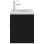 Mueble con lavabo madera de ingeniería negro de , Tocadores de baño - Ref: Foro24-3071289, Precio: 291,14 €, Descuento: %