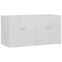 Mueble con lavabo madera de ingeniería blanco brillante de , Tocadores de baño - Ref: Foro24-3071294, Precio: 288,49 €, Descu...
