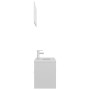 Juego de muebles de baño madera de ingeniería blanco brillo de , Muebles de baño - Ref: Foro24-3071339, Precio: 328,25 €, Des...