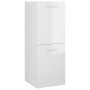 Juego de muebles de baño madera de ingeniería blanco brillo de , Muebles de baño - Ref: Foro24-3071474, Precio: 377,56 €, Des...