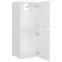 Juego de muebles de baño madera de ingeniería blanco brillo de , Muebles de baño - Ref: Foro24-3071474, Precio: 377,56 €, Des...
