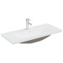 Juego de muebles de baño madera de ingeniería blanco brillo de , Muebles de baño - Ref: Foro24-3071474, Precio: 377,56 €, Des...