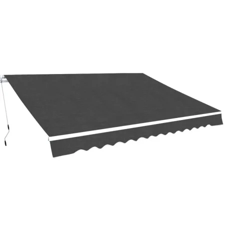 Toldo plegable de operación manual 450 cm antracita de vidaXL, Toldos - Ref: Foro24-275568, Precio: 379,27 €, Descuento: %