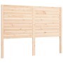 Estructura de cama con cabecero madera maciza 140x190 cm de , Camas y somieres - Ref: Foro24-3195006, Precio: 158,59 €, Descu...