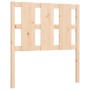 Estructura de cama individual con cabecero madera maciza de , Camas y somieres - Ref: Foro24-3192191, Precio: 91,60 €, Descue...