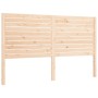 Estructura de cama de matrimonio con cabecero madera maciza de , Camas y somieres - Ref: Foro24-3193211, Precio: 189,62 €, De...
