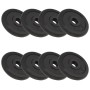 Discos de pesas de hierro fundido 8 piezas 2,5 kg de vidaXL, Peso libre - Ref: Foro24-91391, Precio: 88,03 €, Descuento: %
