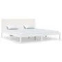 White solid wood bed frame Supe King 180x200 cm by , Beds and slatted bases - Ref: Foro24-3104169, Price: 203,55 €, Discount: %