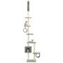 Rascador para gatos con poste rascador de sisal 260 cm gris de vidaXL, Mobiliario para gatos - Ref: Foro24-170532, Precio: 87...