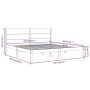 Estructura de cama madera maciza blanco Supe King 180x200 cm de , Camas y somieres - Ref: Foro24-3104169, Precio: 210,03 €, D...