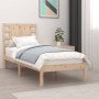 Estructura de cama madera maciza 90x190 cm de , Camas y somieres - Ref: Foro24-3104183, Precio: 93,94 €, Descuento: %