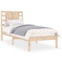 Estructura de cama madera maciza 90x190 cm de , Camas y somieres - Ref: Foro24-3104183, Precio: 93,94 €, Descuento: %