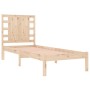 Estructura de cama madera maciza 90x190 cm de , Camas y somieres - Ref: Foro24-3104183, Precio: 93,94 €, Descuento: %
