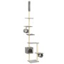 Rascador para gatos con poste rascador de sisal 260 cm gris de vidaXL, Mobiliario para gatos - Ref: Foro24-170532, Precio: 87...