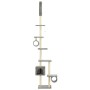 Rascador para gatos con poste rascador de sisal 260 cm gris de vidaXL, Mobiliario para gatos - Ref: Foro24-170532, Precio: 87...