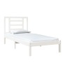 Estructura de cama madera maciza individual blanco 75x190 cm de , Camas y somieres - Ref: Foro24-3104309, Precio: 92,99 €, De...