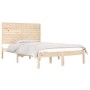 Estructura de cama madera maciza de pino 140x190 cm de , Camas y somieres - Ref: Foro24-3104588, Precio: 146,12 €, Descuento: %