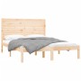 Estructura de cama de madera maciza de pino 160x200 cm de , Camas y somieres - Ref: Foro24-3104618, Precio: 152,96 €, Descuen...