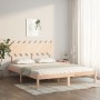 Estructura de cama de madera maciza de pino 160x200 cm de , Camas y somieres - Ref: Foro24-3104878, Precio: 127,39 €, Descuen...
