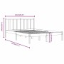 Estructura de cama madera maciza de pino 135x190 cm de , Camas y somieres - Ref: Foro24-3105111, Precio: 136,38 €, Descuento: %