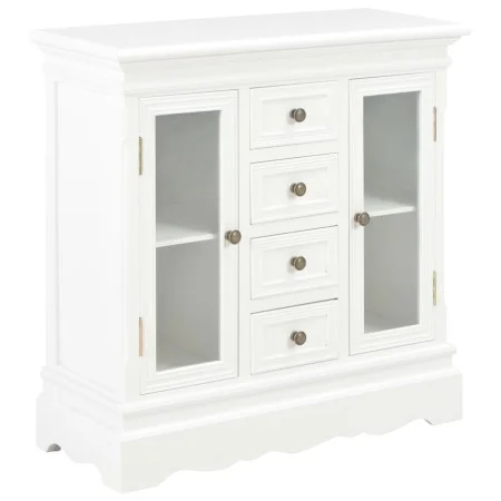 Sideboard aus massivem Kiefernholz weiß 70x28x70 cm von vidaXL, Sideboards - Ref: Foro24-280027, Preis: 200,07 €, Rabatt: %