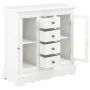 Sideboard aus massivem Kiefernholz weiß 70x28x70 cm von vidaXL, Sideboards - Ref: Foro24-280027, Preis: 200,07 €, Rabatt: %