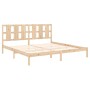 Estructura de cama madera maciza 180x200 cm de , Camas y somieres - Ref: Foro24-3105615, Precio: 153,17 €, Descuento: %