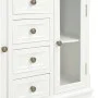 Aparador de madera maciza de pino blanco 70x28x70 cm de vidaXL, Aparadores - Ref: Foro24-280027, Precio: 200,07 €, Descuento: %