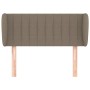 Cabecero de tela gris taupe 83x23x78/88 cm de , Cabeceros y pies de cama - Ref: Foro24-3117360, Precio: 43,02 €, Descuento: %