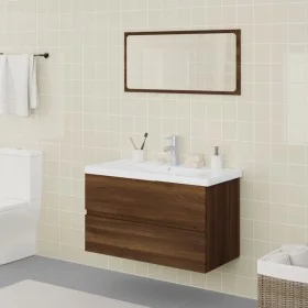 Badezimmermöbel-Set aus Sperrholz in Eichenbraun von , Badezimmermöbel - Ref: Foro24-3120353, Preis: 225,04 €, Rabatt: %