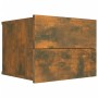 Mesita de noche madera contrachapada roble ahumado 40x30x30 cm de vidaXL, Mesitas de noche - Ref: Foro24-815412, Precio: 61,5...