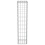 Muro de gaviones con cubiertas acero galvanizado 20x20x100 cm de vidaXL, Paneles de vallas - Ref: Foro24-143575, Precio: 29,5...